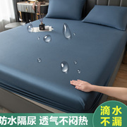 a类防水床笠单件隔尿床垫保护套水洗棉床单，套子防滑床罩2023