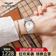 冠琴（GUANQIN）手表女士全自动机械表时尚休闲防水女表520七