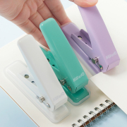 单孔打孔器活页本文具装订小型圆环圆孔打眼机手工卡片学生笔记本
