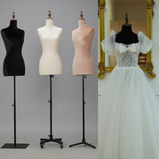 服装模特道具婚纱模特专用展示架，丝绒女半身，模特架假人台模悬吊模