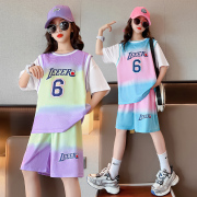 女童篮球服夏季女孩训练服儿童，运动套装小学生女生队服速干篮球衣