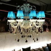 欧式水晶吊灯轻奢客厅，灯美式后现代，简约蜡烛餐厅灯北欧卧室灯