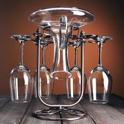 创意红酒杯套装家用醒酒器杯架欧式高脚杯，水晶玻璃葡萄酒杯6只装