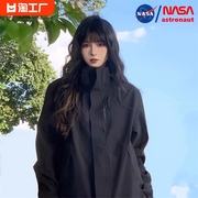 NASA联名冲锋衣男女户外进藏三合一登山服外套可拆卸防风防水夹克