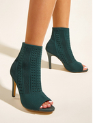 42鱼嘴针织凉靴Knitted fish mouth boots for high heels shoes