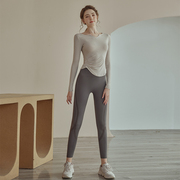 瑜伽服套装女秋冬2022时尚运动长袖高端专业跑步健身服套装女