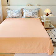 订制全棉加厚纯棉磨毛，床单单件被单大炕单榻榻米，上下铺拼接床