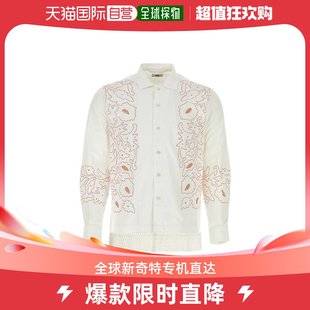 香港直邮潮奢bode男士刺绣棉质衬衫