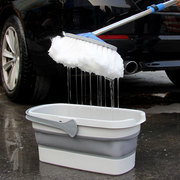 折叠水桶洗车拖把桶家用户外钓鱼桶大容量车载便携式套装洗车工具