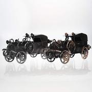 铁皮老爷车模型，创意工艺品复古铁艺摆件1287