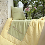 2023微甜刺绣抱枕被两用沙发靠枕办公室靠垫午睡汽车客厅床上