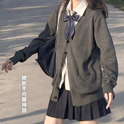 jk制服套装秋冬女毛衣，开衫秋季外套小个子，儿童女学生学院风百褶裙