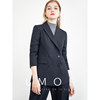 lmof领美欧范藏蓝色正装女套装工作服职业气质高级感西装外套