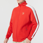 puma彪马立领红色夹克，男女外套23冬跑步训练运动服625831-11