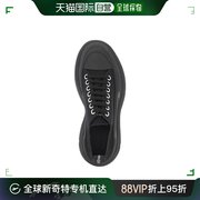 99新未使用香港直邮ALEXANDER MCQUEEN 女士黑色帆布运动鞋 6
