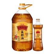 金龙鱼5L+700ml非转菜植物油籽油外婆乡小榨菜籽油油家用食用油