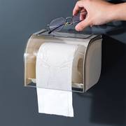 卷纸盒卫生间家用挂壁式，免打孔创意防水厕所，纸巾置物架浴室卷纸筒