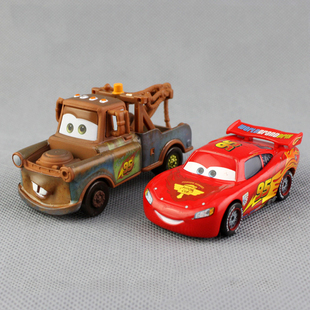 正版汽车总动员 合金赛车小汽车合金模型 板牙拖线闪电麦昆玩具车
