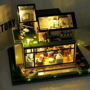 天予diy小屋印象北欧手工拼装房子模型创意七夕圣诞节生日礼物女