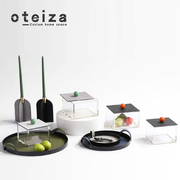 oteiza现代家居水晶树脂亚克力，饰品盒储物罐样板房间软装收纳摆件