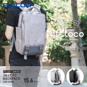 elecom双肩包背包(包背包，)男舒适大容量，通勤旅行苹果笔记本电脑包15.6寸女