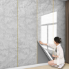 铝塑板自粘墙贴仿大理石纹，背景墙装饰板pvc墙板，墙纸自粘防水防潮
