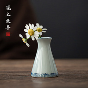 景德镇陶瓷仿古手绘迷你青花，小花瓶博古架，摆件花插创意家居饰品