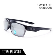 oakley欧克利oo9256-06twoface反光拼接眼镜，偏光墨镜休闲太阳镜