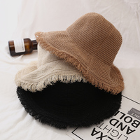 明星同款帽子女士韩版大檐，毛边透气草帽，夏季遮阳防晒渔夫帽沙滩帽