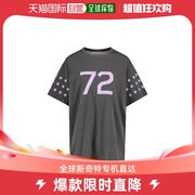 韩国直邮LESONNET 女士星星72印花短袖T恤 灰色 72STGE01