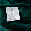 黑色盖毯墨绿色法兰绒午睡毯金貂绒纯色毛毯防寒卧室户外旅行野营