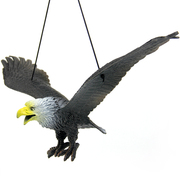 仿真老鹰模型软塑胶大飞鸟动物儿童玩具阳台果园驱鸟吓鸟装饰道具
