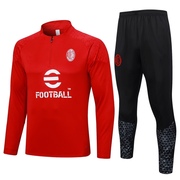 2324赛季AC米兰球衣长袖足球训练服套装B689# football jersey