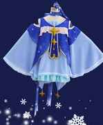 snowmiku雪初音cos服装，v家初音cosplayvocaloid星与雪全套