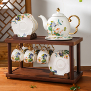 新中式陶瓷茶具套装，2024家用客厅高档下午茶壶茶杯咖啡杯送礼