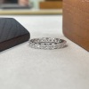 s925纯银排钻戒指，高级感不掉色指环时尚，百搭满圈镶嵌饰品
