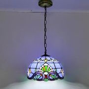灯饰灯具帝凡尼复古吊灯玻璃欧式客厅，卧室彩色玻璃吊灯
