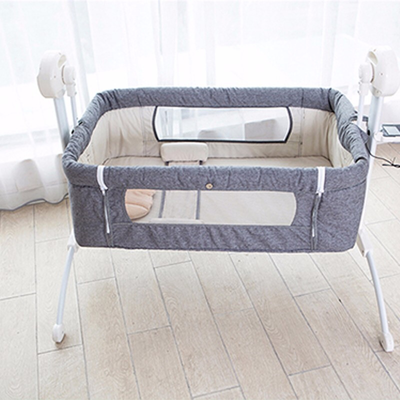 Moctran MUCHUA5N baby Bedside Mosaic Electric Cradle bed BB enlarge Moses baskets Portable shakyin the Diapers/Care/Feeding/Push lathe , Crib/Crib/Cradle/Chair , Crib/Children's beds category - from Buy2taobao.com to provide professional Taobao agent buy service