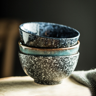 高颜值日式陶瓷碗米饭碗，创意餐厅餐具，家用碗和风系列吃饭小碗