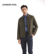 伦敦雾男士秋季商务休闲单外套翻领三袋通勤爸爸夹克长袖上衣男装