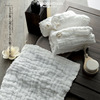 3件寻光设计日本高品质，加厚纯棉纱布洁面洗脸巾小方巾婴儿口水巾