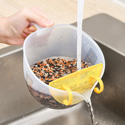 洗米米神器洗水果洗菜盆沥水篮厨房米筛打蛋杯碗漏勺量杯过滤器