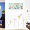简约现代客厅花卉装饰平面背景墙贴房间过道玄关花草植物墙壁贴画