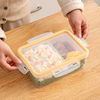 日式分格饭盒二分格，密封可微波炉，餐盒学生上班族大容量便当盒子