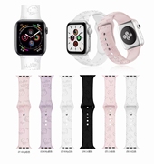 苹果Apple Watch9智能手表表带适用iWatch45678SEUltra硅胶Kitty