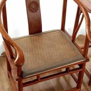 夏凉椅垫冰藤御藤中式红木沙发，坐垫夏季防滑凉垫茶椅座垫沙发垫