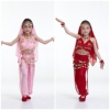 儿童舞蹈服六一印度新疆肚皮舞，埃及舞台演出表演服荷叶套装