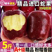 美国进口蛇果5斤新鲜苹果水果当季糖心红蛇粉面平果丑果整箱9