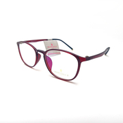 MONTAGUT梦特娇M8022B女款红色全框质感超轻舒适眼镜框架一体鼻托