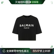 香港直邮balmainlogo印花短款t恤af1ee020bb02